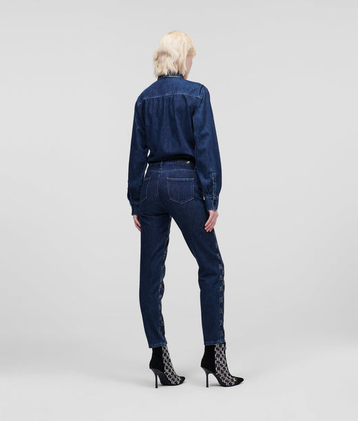 SEAMLESS LOGO LEGGINGS Women Pants & Jeans Karl Lagerfeld