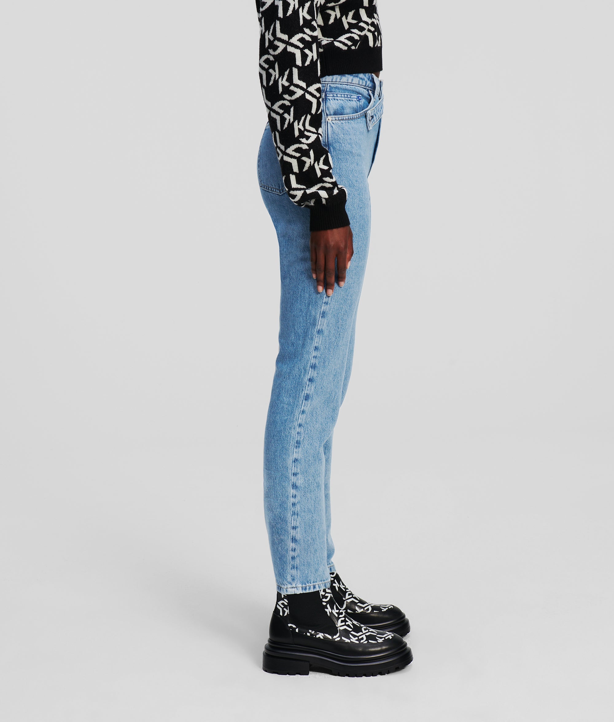 SEAMLESS LOGO LEGGINGS Women Pants & Jeans Karl Lagerfeld